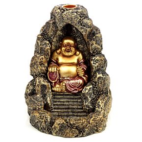 Aromalampa s kouřovým vodopádem Čínský Buddha