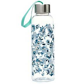 Plastová láhev s kovovým víčkem 500ml Květy Botanical - Pivoňka