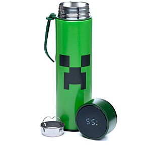 Nerezová termoláhev  s digitálním teploměrem  450ml - Minecraft Creeper