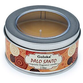 Svíčka v plechové krabičce Goloka Nag Champa Palo Santo