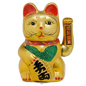 Figurka - Maneki Neko -mávající kočka -  21cm