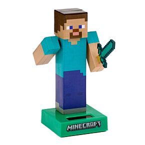 Figurka - solární - Minecraft Steve