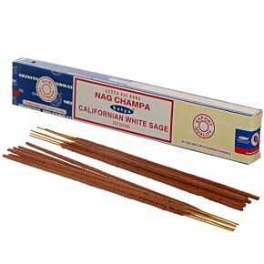 Vonné tyčinky Nag Champa 01308 Satya & Kalifornská bílá šalvěj