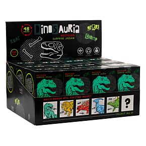 Puzzle z recyklovaného papíru 48 kusů - Dinosaurus