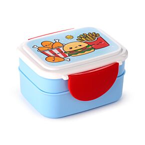 Svačinový box s příborem  Bento box - Foodiemals 