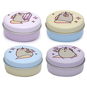 Balzám na rty - plechová krabička- Kočka Pusheen - Pusheenicorn