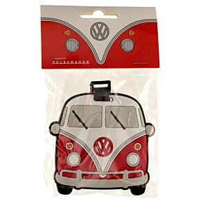 Visačka na zavazadlo - Volkswagen Campervan VW T1 - červená PVC