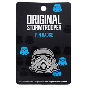 Sběratelská smaltová brož - Helma Stormtroopera