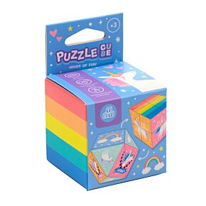 Puzzle Cube-Hlavolam-kostka -hračka-Kouzelný jednorožec