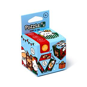 Puzzle Cube-Hlavolam-kostka -hračka-vánoční-Adoramals-zvířátka