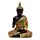 Dekorace - soška - Thai Buddha- černo oranžový - Meditace 